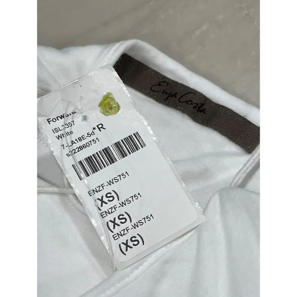 ENZA COSTA Supima Cotton Essential Strappy Tank in White XSmall Womens - Picture 6 of 12